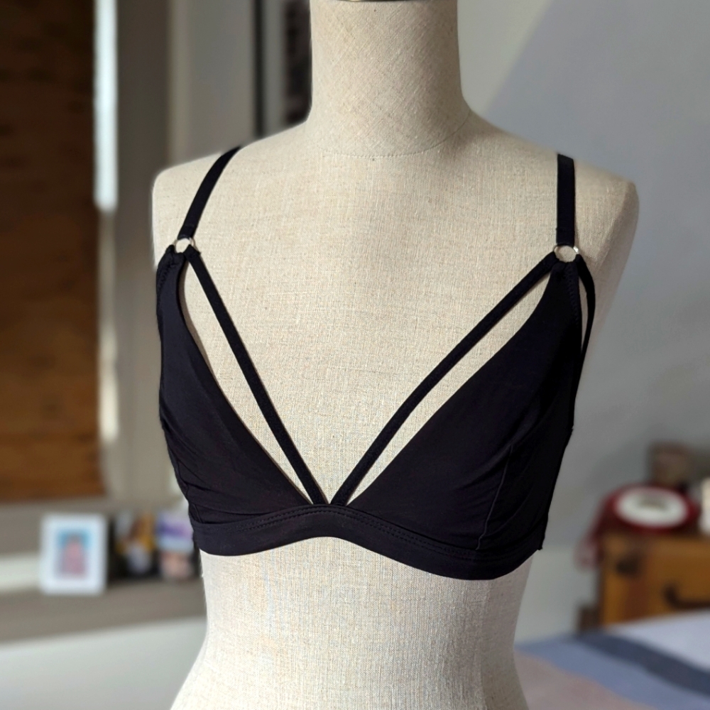 ASOS Black Minimalist Bralette